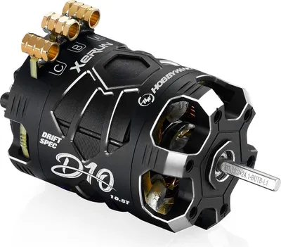 Produktbild von Hobbywing Xerun D10 Brushless Drift Motor 10.5T Schwarz