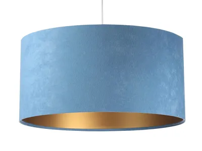 Zdjęcie produktu dla Lampa wisząca HOME 40 błękitna/złota