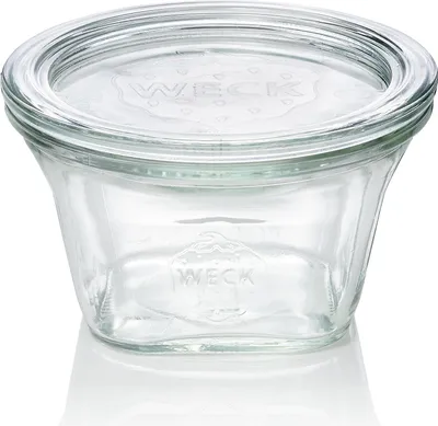 Produktbild von 6x Weck Glas Quadroglas mit Deckel Quadro 290 ml