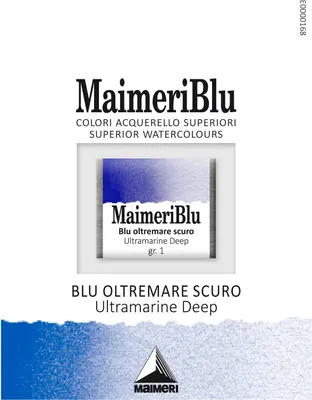 Obrázek produktu pro Maimeri Blu Akvarelová barva Ultramarine Deep 392 1,5 ml 1 ks