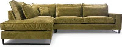 Produktbild von Bettso -Ecksofa Sofa mit Rückenfunktion in L Form Polsterecke Eckgarnitur COLLIN Grün Links