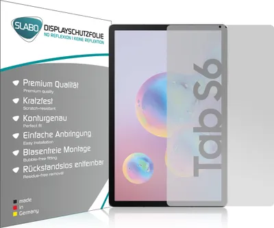 Produktbild von 2x Slabo Displayschutzfolie für Samsung Galaxy Tab S6 MATT "No Reflexion" (verkleinerte Folien) Displayfolie Schutzfolie Folie