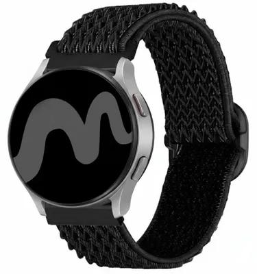 Productafbeelding van imoshion Elastisch nylon bandje - Universeel 22 mm aansluiting - Zwart, AI-gegenereerde afbeelding