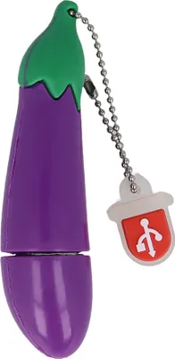 Produktbild von Pamięć USB Setty Pendrive 8GB Zabawna pamięć USB w kształcie bakłażana na prezent do szkoły i pracy