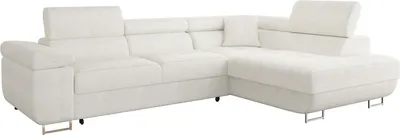Produktbild von MIRJAN24 Ecksofa Torezio, Stilvoll Eckcouch mit Bettkasten und Schlaffunktion, Moderne Schlafsofa (Farbe: Flow 06, Seite: Rechts)