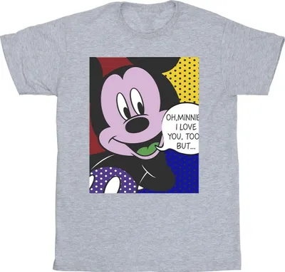 Produktbild von Disney - "Oh" T-Shirt für Herren BI42372 (L) (Grau)