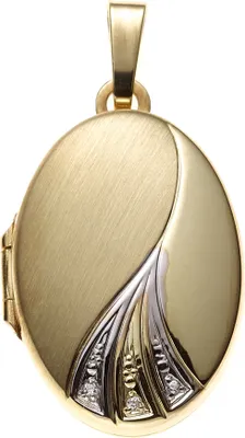 Produktbild von JOBO Medaillon 333 Gold Gelbgold teilrhodiniert teilmattiert
