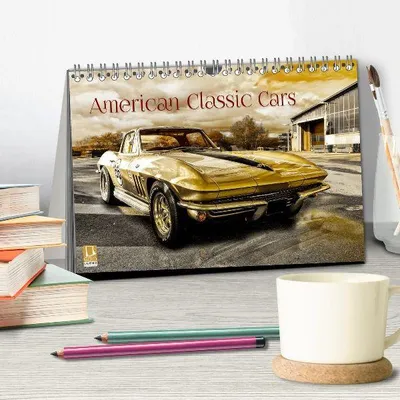 Produktbild von American Classic Cars (Tischkalender 2026 DIN A5 quer), CALVENDO Monatskalender