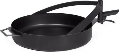 Produktbild von Grillpfanne rund Ø 50 cm Stahl schwarz für Feuerschalen Arizona & Washington