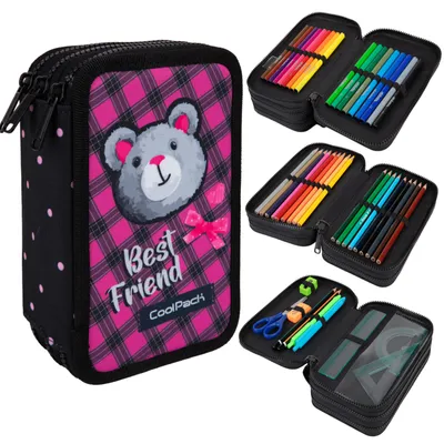 Zdjęcie produktu dla Piórnik potrójny z wyposażeniem Coolpack Jumper 3 Buddy