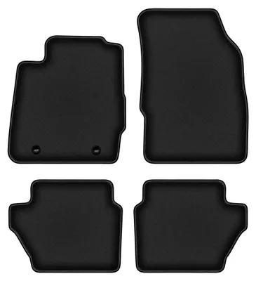 Imagen del producto de Alfombrillas de moqueta para Ford Fiesta MK7 2008-2011 (hatchback) – juego de 4 piezas, negras, a medida – Wielganizator DURBAN
