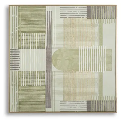 Zdjęcie produktu dla Nadruk na płótnie Lignes A abstrakcyjny geometryczny z ramą, 60x60 cm