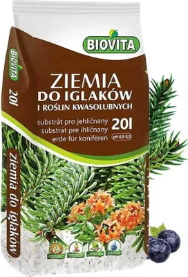 Obrázek produktu pro Půda pro jehličnany a kyselomilné rostliny 20 litrů
