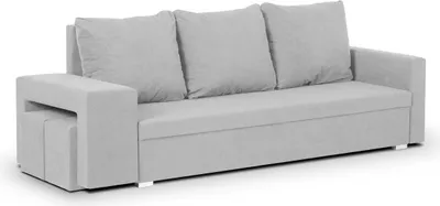 Produktbild von 3-Sitzer-Sofa mit Schlaffunktion DOTEX2 - Weiß