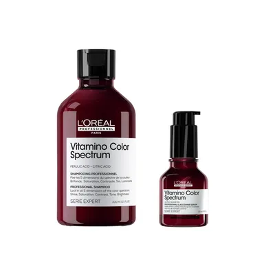 Produktbild von L'Oréal Professionnel Vitamino Color Spectrum 2er Set Shampoo & Serum 350 ml