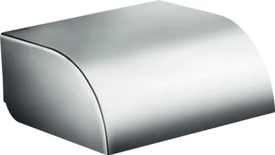 Image de hansgrohe AXOR UNIVERSAL Circular Support de papier toilette avec couvercle, 42858000