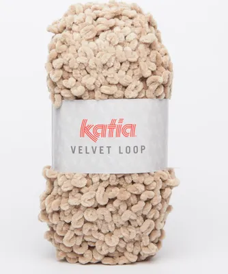 Produktbild von VELVET LOOP von Katia - BEIGE (101) - 100 g / ca. 44 m Wolle