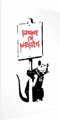 Produktbild von Posterpapier Poster - Because I'm Worthless 21x30 cm Streetart g-C-0149-ao-a
