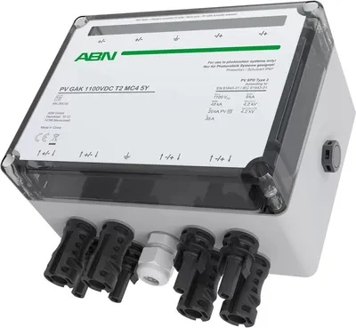 Produktbild von ABN PV GAK ÜSS Typ 2, 1100VDC, 1 MPPT, MC4-Steckverb.    R9L2MC45