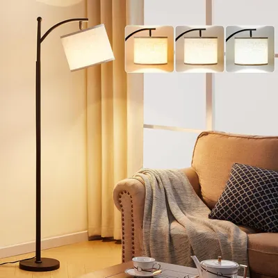 Image de Lampadaire LED Lampadaire flexible à intensité variable 3 températures de couleur Lampe de lecture sur pied Salon