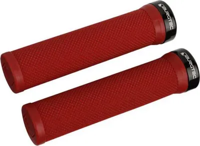 Image de Poignées Burgtec Bartender Lock-on rouges 135 mm rouges 135 mm