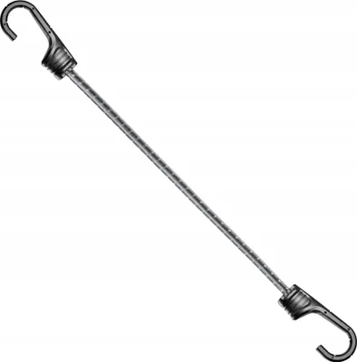 Image de Sangle de bagages - Corde élastique/corde extensible avec crochets - Flexible - Pour bagages et bâches - Robuste - Extensible