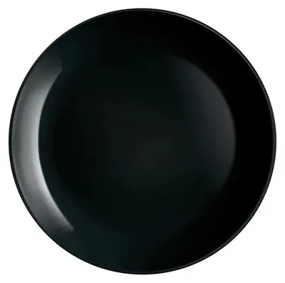 Image de 6 assiettes noires 25 cm Diwali - Luminarc