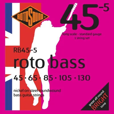 Produktbild von Rotosound RB45-5 Saiten für 5-saitigen E-Bass, Saiten für 5-Saiter E-Bass