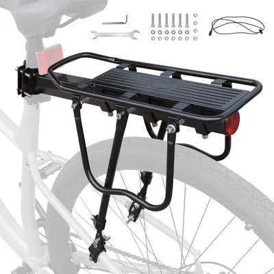 Produktbild von Fahrradgepäckträger Fahrradträger - verstellbar 22 bis 29 Zoll - Tragkraft 50 kg - Für Mountainbike und Rennrad