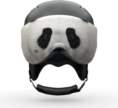 Produktbild von Gogglesoc Visorsoc Panda Schutzhülle für Ski-Visierhelme Wintersport Unisex