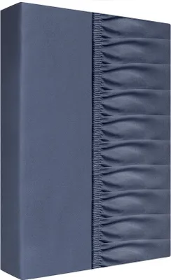 Zdjęcie produktu dla Prześcieradło z gumką, satyna bawełniana exclusive 200x220cm jasnoszare