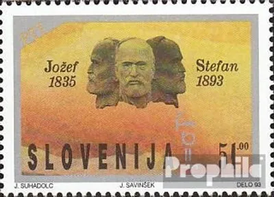 Produktbild von Briefmarken Slowenien 1993 Mi 38 (kompl.Ausg.) postfrisch 100. Todestag Jozef Stefan