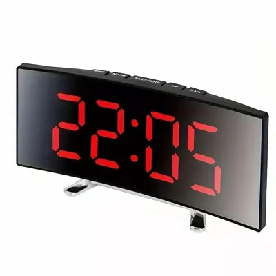 Produktbild von LED Wecker Digitaler Alarmwecker Temperatur Uhr Schlummerfunktion Tisch Uhr Rot
