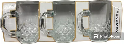Produktbild von Teegläser 6 Set Teetassen Kaffeegläser Kaffee Tee Gläser Trinkgläser mit Henkel