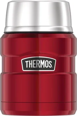 Produktbild von THERMOS STAINLESS KING FOOD JAR 0,47 l Trinkflasche – Vorteilsset mit Reinigungsbürste CLEAN FIX 30 cm