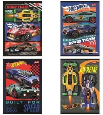 Produktbild von Mattel Hot Wheels, Notizbuch im A5-Format, 32 Seiten, laminiert, farbig