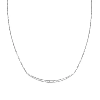 Produktbild von Esprit Damen Kette Edelstahl JW52886 Silber Zirkonia ESNL03626A420