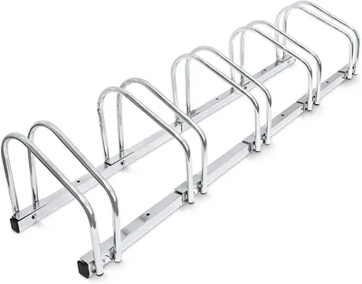 Obrázok produktu pre Bc-elec - BS400005 Nosič bicyklov, úložný priestor na bicykle, stojan na bicykle, nosič na 5 bicyklov, montáž na podlahu alebo stenu