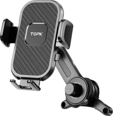 Image de Porte-téléphone de voiture télescopique noir avec grille