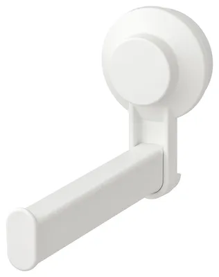 Image de Porte-papier hygiénique Tisken à ventouse, blanc, 403.812.91