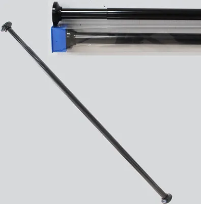 Produktbild von ALU SCHWARZ Duschstange von 125 bis 220cm Teleskopstange Duschvorhang Stange