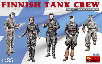 Productafbeelding van MiniArt 1:35 Figuur. Finse pantservoertuigbemanning (5)