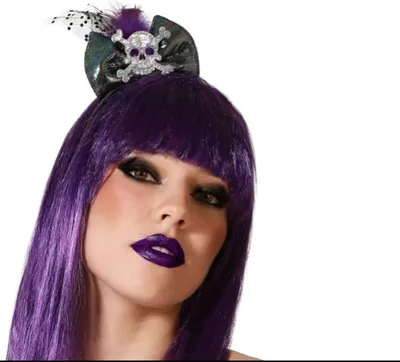 Immagine prodotto di Cerchietto con teschio per Halloween