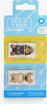 Produktbild von Mustard - Desktop Pagina Markers 100 Stuks Hund im Buch