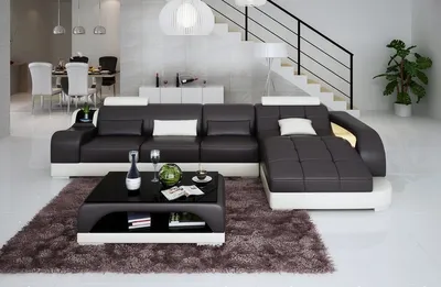 Produktbild von Wohnlandschaft Ecksofa L Form Stoff Couch Design