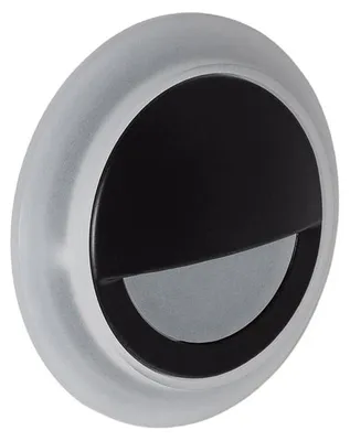 Produktbild von LED Wandeinbauleuchte 3W Aluminium Rund Schwarz Occulare 2700K Warmweiß