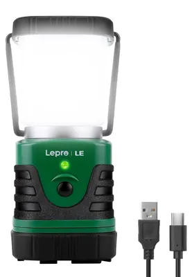Zdjęcie produktu dla Lepro Lampa Kempingowa LED 1000lm Wielokolorowa 4400mAh