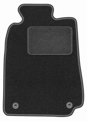 Produktbild von Fahrermatte Velours für Mercedes CLK W208 1997-2003 (Coupé) – 1-tlg, Graphit, passgenau – Wielganizator LUX