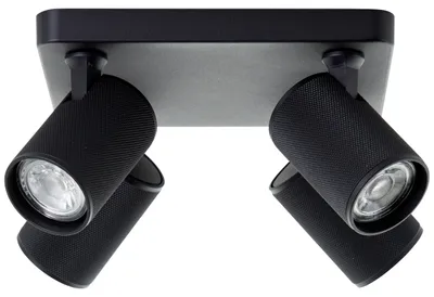 Produktbild von Brilliant Lampe Marty LED Spotplatte 4flg sand schwarz schwarz 4x GU10, 10 W, LED-Leuchtmittel inklusive und wechselbar