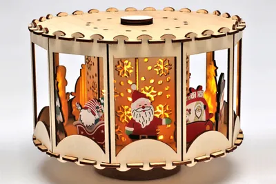 Zdjęcie produktu dla Świąteczna lampka karuzela z diodami LED, 20 cm